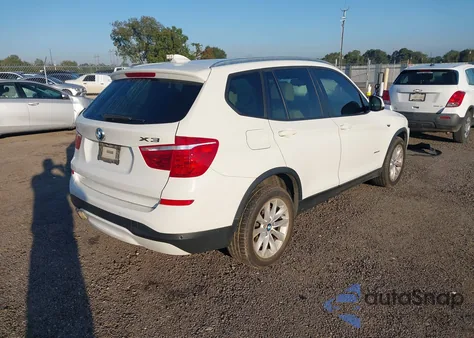 2016 BMW X3 Sdrive28I from USA, damaged, VIN 5UXWZ7C51G0R32653